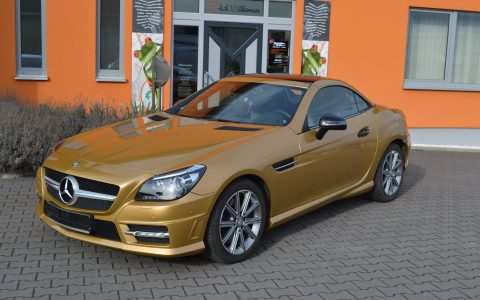 Mercedes SLK - Gold Metallic